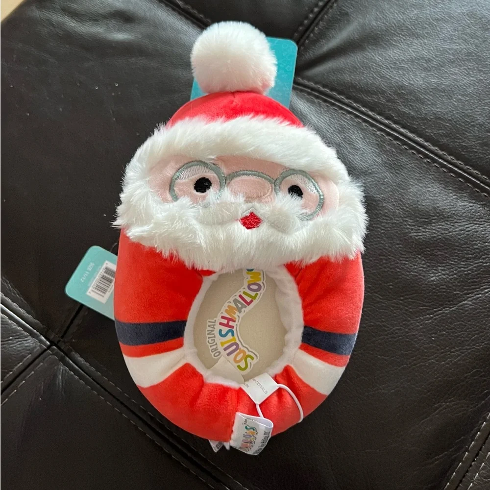 Santa Squishmallow Plush Slippers - Children or Even Adults - Size 11/12